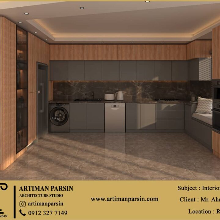 طراحی کابینت و اشپزخانه رشت